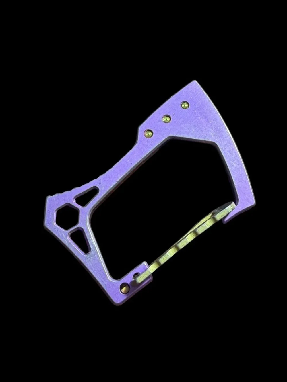 EOS Titanium EDC Carabiner Multi-Tool Purple Collectible Gear
